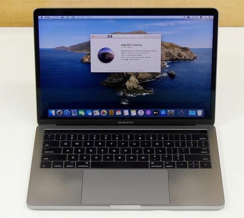 アップル ノートパソコン Macbook Pro (13-inch, 2016, Four ...