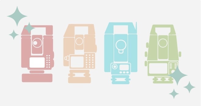 最新モデルのトータルステーション