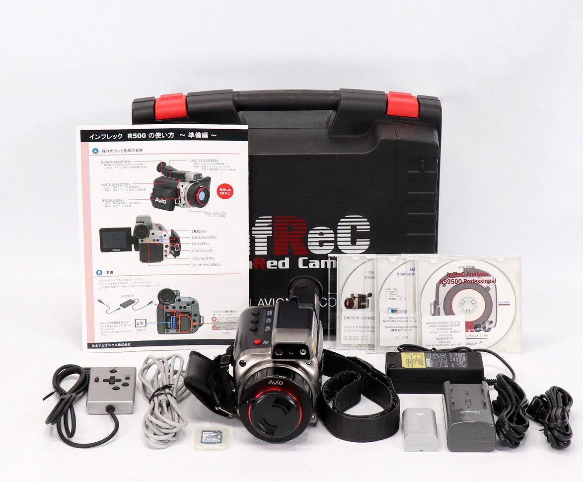Avio/日本アビオニクス 赤外線サーモグラフィカメラ InfReC R500EX-Pro